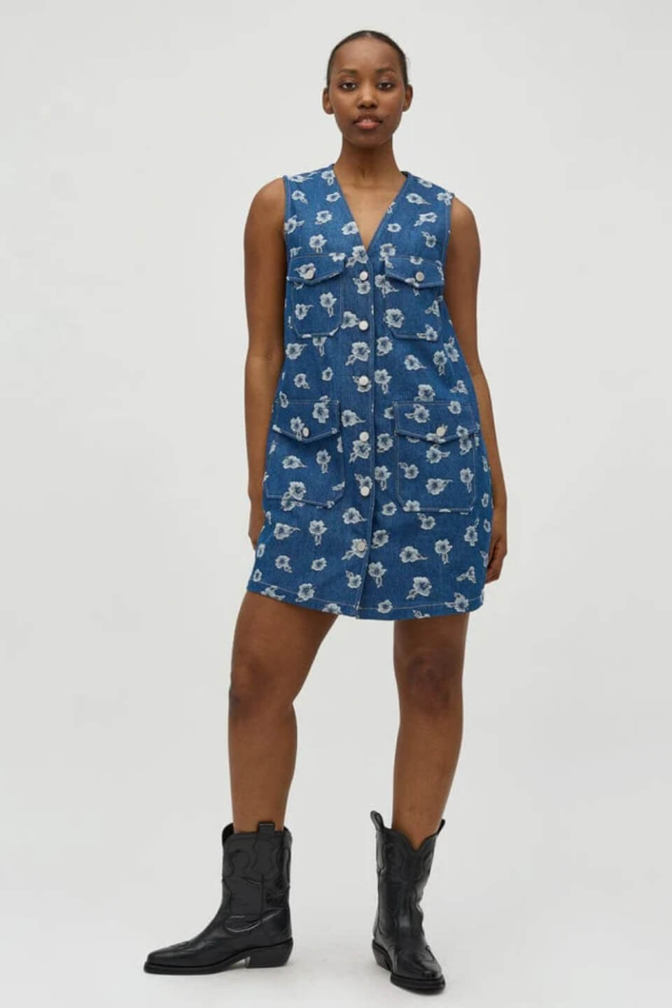 Cailo Disty Denim Jeans Dress
