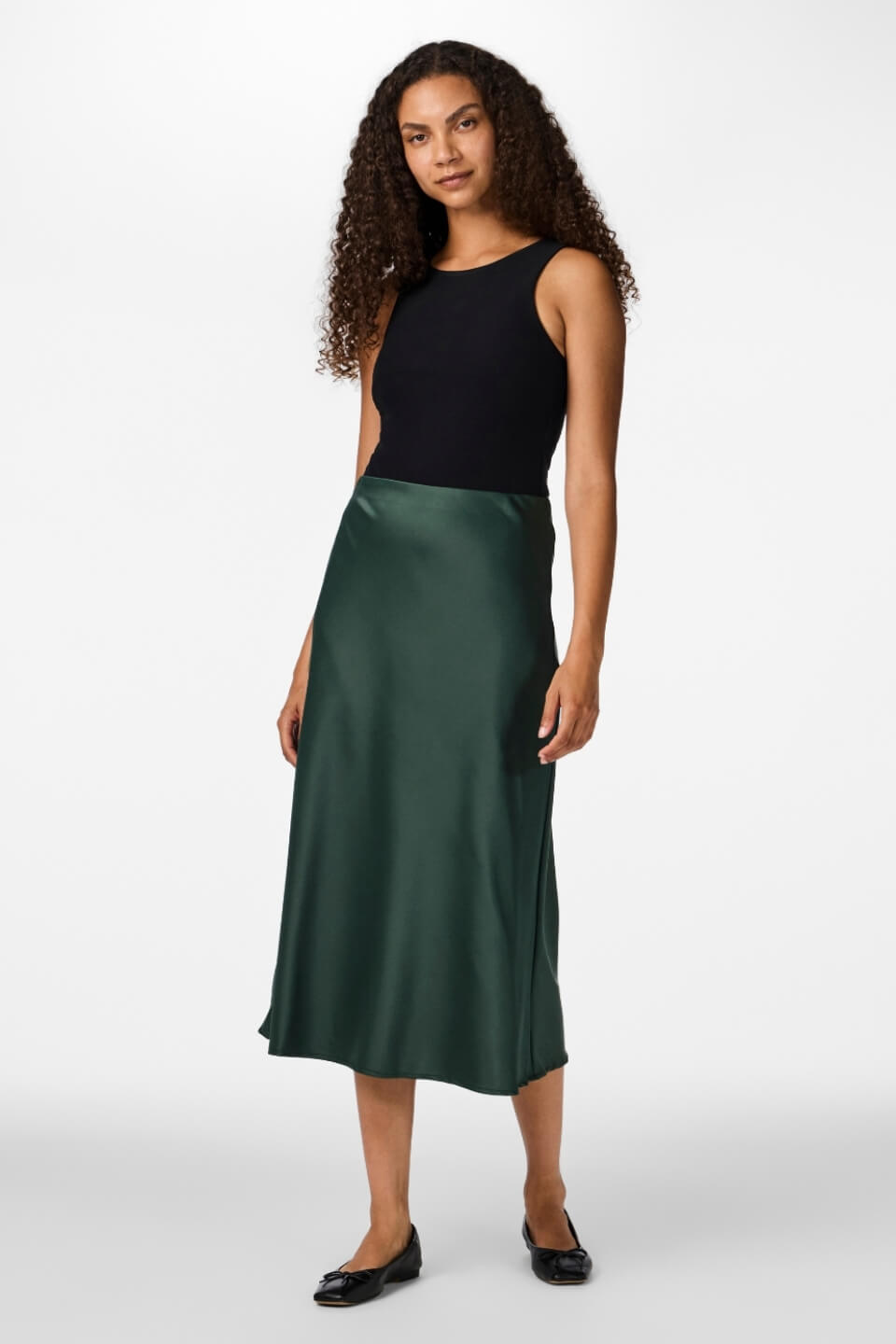 Green midi skirt 30 discount