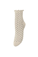 Dotted Frilla Korte Sokken | Becksöndergaard
