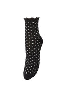 dotted-frilla-korte-sokken-black-zwart-becksöndergaard-productfoto-zijaanzicht-1