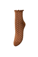 Dotted Frilla Korte Sokken | Becksöndergaard