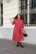 Penelope Striped Cotton Dress | Sweet Like You