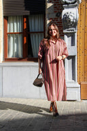 Penelope Gestreepte Katoenen Jurk | Sweet Like You