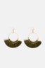 Tassel Oorbellen Khaki