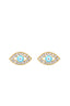 Blauw Oog Oorbellen