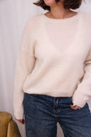 Super Kid Mohair Gebreide Trui | Orla Antwerp