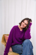 Super Kid Mohair Gebreide Trui | Orla Antwerp