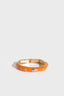 Brede Ronde Klik Armband Oranje