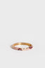 Dunne Grafische Ronde Klik Armband Lila Paars
