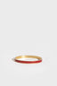 Thin Oval Click Bracelet Red
