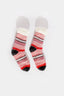fluffy-huissokken-antislip-red-grey-sweet-like-you-productfoto-vooraanzicht-2