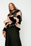 bovary-satijnen-midirok-neo-noir-donker-groen-model-vooraanzicht-3