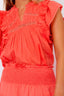 donna-voile-mini-rok-neo-noir-oranje-model-detail-1