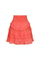 donna-voile-mini-rok-neo-noir-oranje-productfoto-vooraanzicht-1