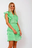 donna-voile-mini-rok-neo-noir-groen-model-vooraanzicht-1