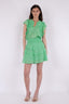 donna-voile-mini-rok-neo-noir-groen-model-vooraanzicht-5