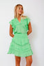 donna-voile-mini-rok-neo-noir-groen-model-vooraanzicht-2