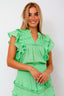donna-voile-mini-rok-neo-noir-groen-model-detail-1