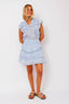 donna-voile-mini-rok-neo-noir-lichtblauw-model-vooraanzicht-1