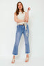 Bootcut Lace Denim Jeans Pants