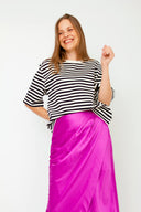 3/4-mouwen-emrys-top-MbyM-gestreept-model-vooraanzicht-3