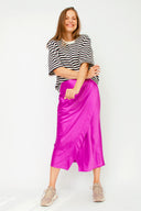 3/4-mouwen-emrys-top-MbyM-gestreept-model-vooraanzicht-4