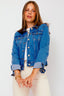 Vineed Korte Denim Jeans Jas