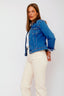 Vineed Korte Denim Jeans Jas