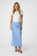 Vicky Satijnen Rok Dusty Blue | Neo Noir