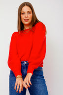 lola-sweater-met-ballonmouwen-rood-sweet-like-you-model-vooraanzicht-4