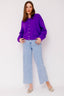 lauren-cardigan-gebreid-paars-knoopsluiting-ribversieringen-sweet-like-you-model-vooraanzicht-3
