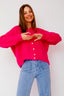 lauren-cardigan-gebreid-fuchsia-knoopsluiting-ribversieringen-sweet-like-you-model-vooraanzicht-3