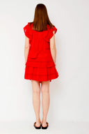 kenia-minirok-franjes-neo-noir-rood-model-achteraanzicht-1