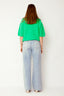 charline-sweater-korte-mouwen-groen-sweet-like-you-model-achteraanzicht-1