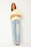 charline-sweater-korte-mouwen-geel-sweet-like-you-model-vooraanzicht-5