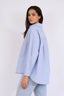 dalma-stripe-blouse-blauw-neo noir-model-zijaanzicht-3