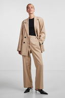 yaslikka-hoge-taille-geribbelde-broek-beige-yas-model-vooraanzicht-3