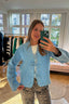 Dubbie Denim Jeans Padded Jacket