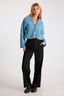 dubbie-gewatteerde-jeans-jas-neo-noir-model-vooraanzicht-4