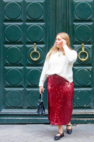 Fer Sequin Skirt