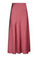 Bovary Satin Midi Skirt | Neo Noir