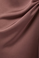 Bovary Satin Midi Skirt | Neo Noir
