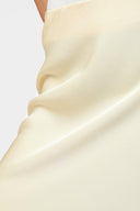 Bovary Satijnen Midi Rok Light Yellow Lichtgeel | Neo Noir