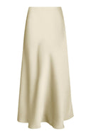 Bovary Satin Midi Skirt | Neo Noir