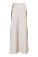 Vicky Satijnen Rok Champagne