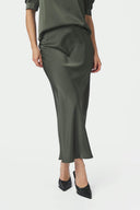 Vicky Satijnen Rok Deep Green | Neo Noir