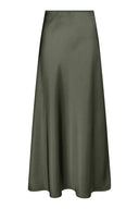 Vicky Satijnen Rok Deep Green | Neo Noir