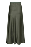 Vicky Satijnen Rok Deep Green | Neo Noir