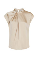 fleur-drapy-satijnen-blouse-dark-sand-knoopdetail-neo-noir-productfoto-vooraanzicht-1