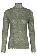 Liza Laceflower Kanten Blouse | Neo Noir